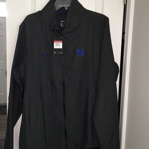 $120 Nike Duke Blue Devils Team Gray Sewn Full zipper team mens NCAA 🏀 Jacket L